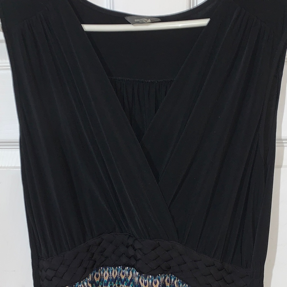 Denver Hayes Black and Blue Maxi Dress - Picture 3 of 8